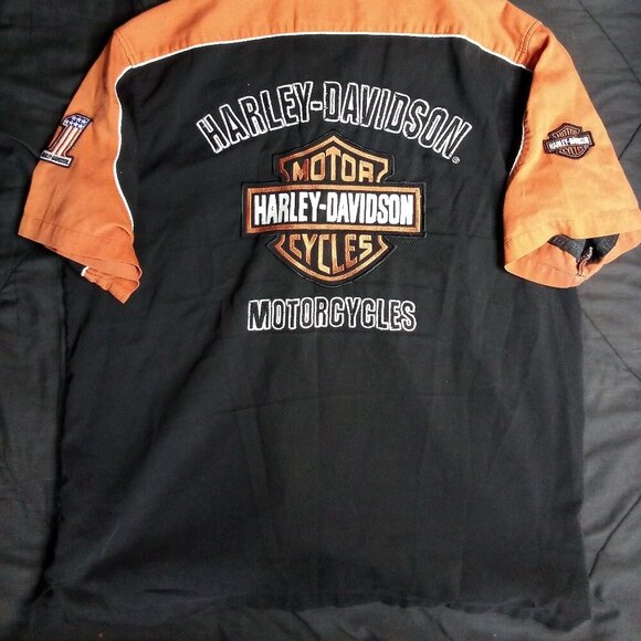 Harley-Davidson Motorcycles Short Sleeve Button Shirt - Picture 7 of 7